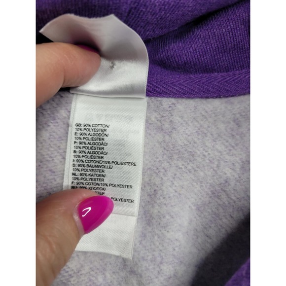 The North Face Women's‎ Full Zip Hoodie XL Purple - Picture 6 of 6